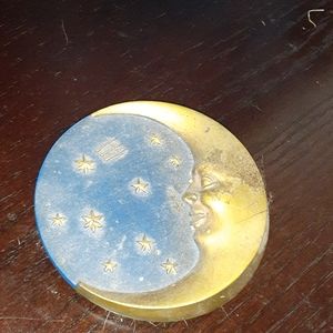 Moon and stars drink coaster